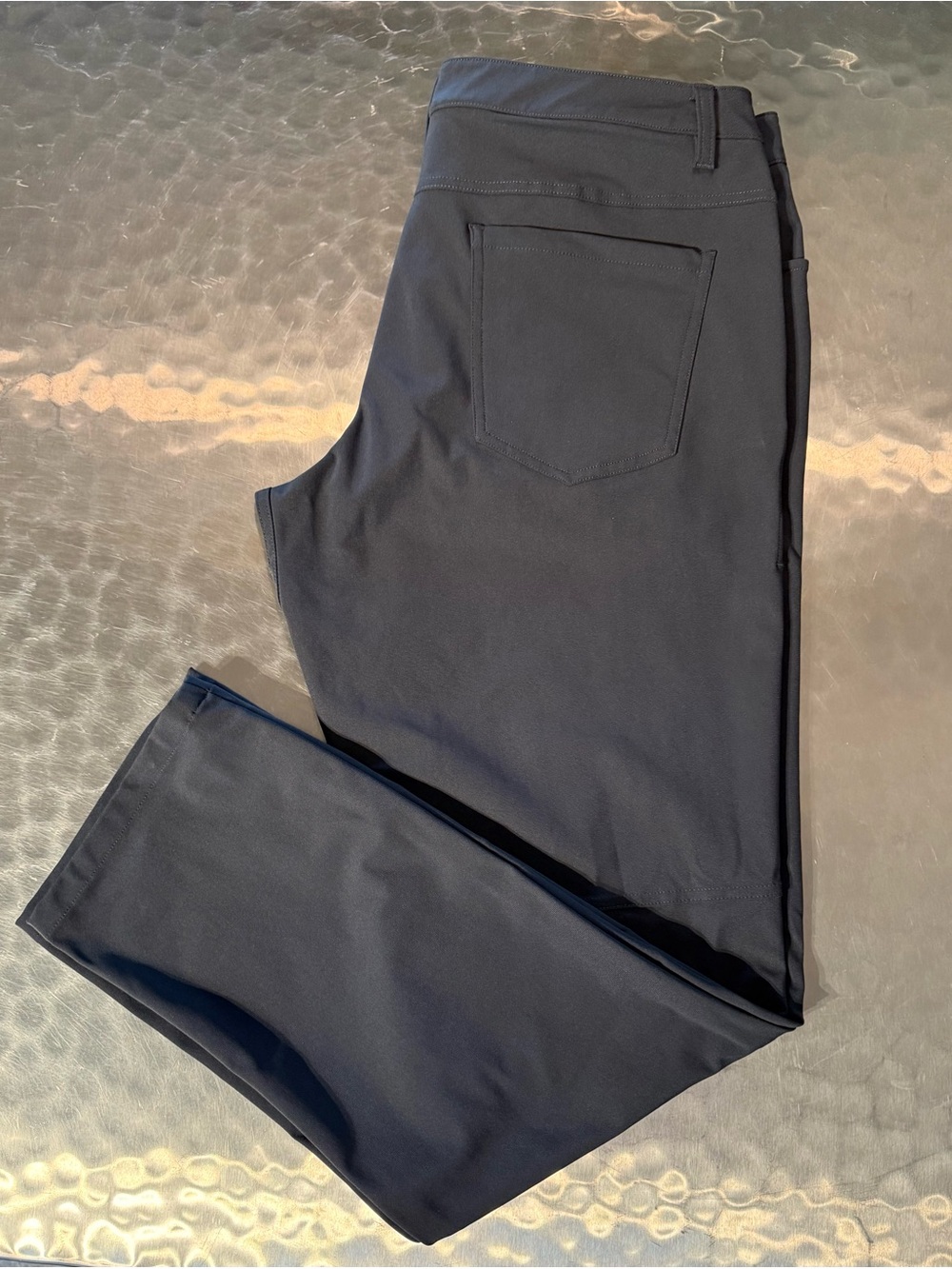 lululemon ABC Slim-Fit 5-Pocket Warpstreme Pants Men’s Obsidian 34 x 30